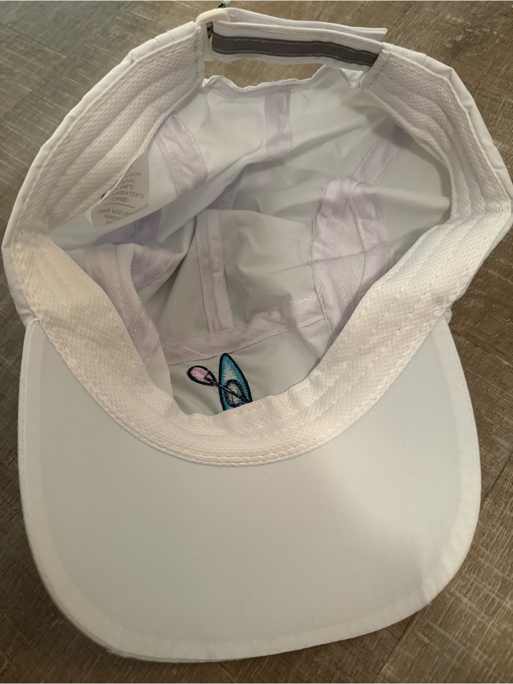 Life is Good Just Add Water Embroidered White Hat - Picture 4 of 4